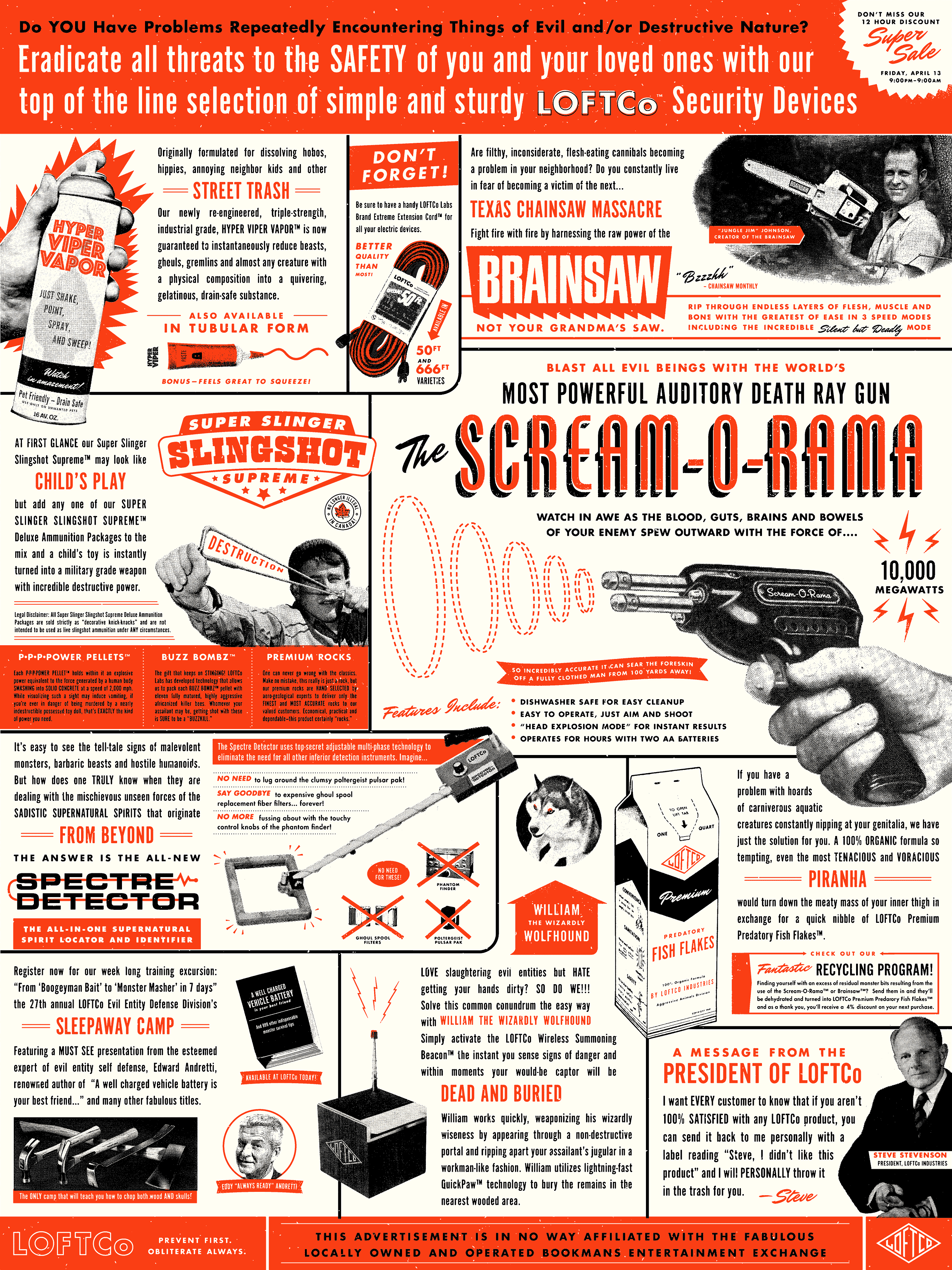 Loft Cinema - Scream-O-Rama Poster